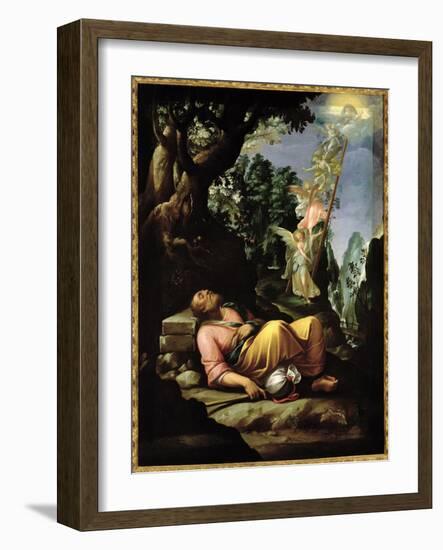 The Dream of Jacob-Alessandro Allori-Framed Giclee Print