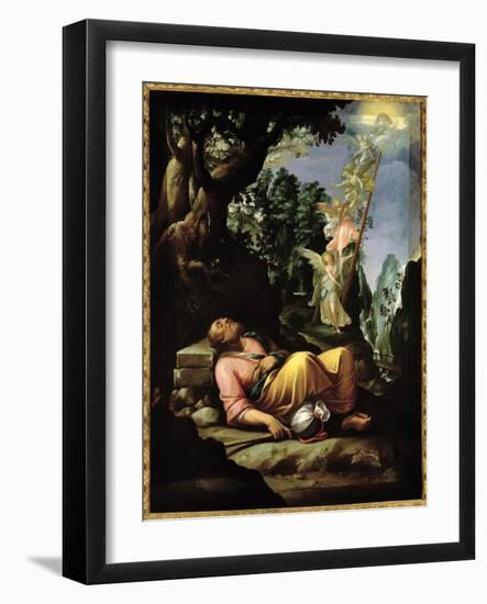 The Dream of Jacob-Alessandro Allori-Framed Giclee Print