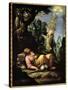 The Dream of Jacob-Alessandro Allori-Stretched Canvas