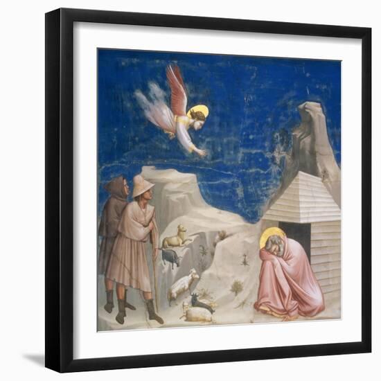 The Dream of Joachim, circa 1305-Giotto di Bondone-Framed Giclee Print