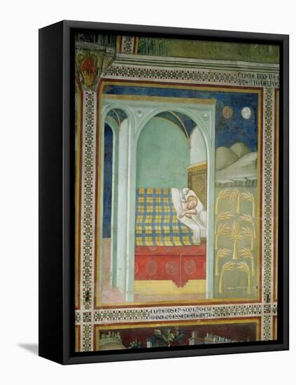 The Dream of Joseph, 1356-67-Also Manfredi De Battilori Bartolo Di Fredi-Framed Stretched Canvas