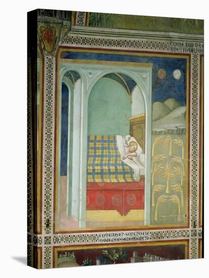 The Dream of Joseph, 1356-67-Also Manfredi De Battilori Bartolo Di Fredi-Stretched Canvas