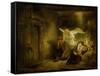 The Dream of Joseph, 1645-Rembrandt van Rijn-Framed Stretched Canvas