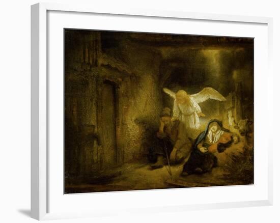 The Dream of Joseph, 1645-Rembrandt van Rijn-Framed Giclee Print