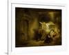 The Dream of Joseph, 1645-Rembrandt van Rijn-Framed Giclee Print