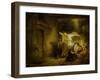 The Dream of Joseph, 1645-Rembrandt van Rijn-Framed Giclee Print