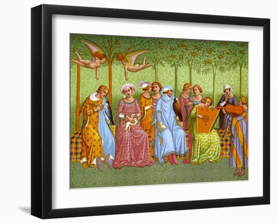 The Dream of Life, 14th Century-Franz Kellerhoven-Framed Giclee Print