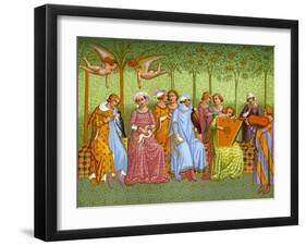 The Dream of Life, 14th Century-Franz Kellerhoven-Framed Giclee Print