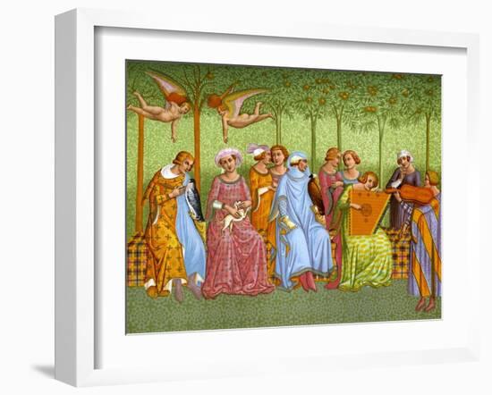 The Dream of Life, 14th Century-Franz Kellerhoven-Framed Giclee Print