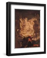 The Dream of Ossian, 1813-Jean-Auguste-Dominique Ingres-Framed Giclee Print