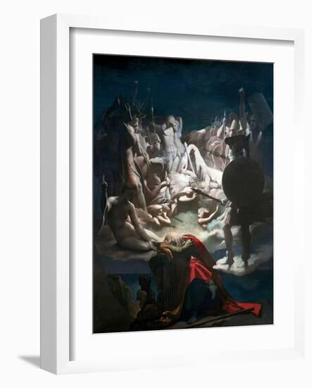 The Dream of Ossian, 1813-Jean-Auguste-Dominique Ingres-Framed Giclee Print