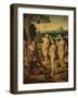 The Dream of Paris (Oil on Panel)-Pieter Coecke van Aelst-Framed Giclee Print