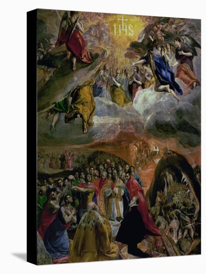 The Dream of Philip (Felipe) II, 1579-El Greco-Stretched Canvas