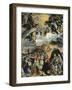 The Dream of Philip II or the Triumph of the Holy League-El Greco-Framed Art Print