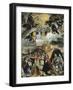 The Dream of Philip II or the Triumph of the Holy League-El Greco-Framed Art Print