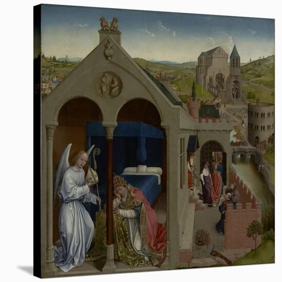 The Dream of Pope Sergius, C.1430-Rogier van der Weyden-Stretched Canvas