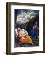 The Dream of Saint Joseph, C1636-Philippe De Champaigne-Framed Giclee Print