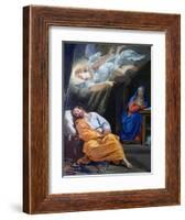 The Dream of Saint Joseph, C1636-Philippe De Champaigne-Framed Giclee Print