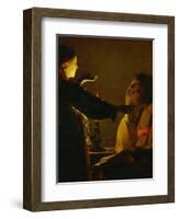 The Dream of Saint Joseph, circa 1635-1640-Georges de La Tour-Framed Giclee Print