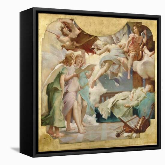 The Dream of St. Cecilia-Paul Baudry-Framed Stretched Canvas