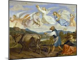 The Dream of St. Isidor, 1839-Josef von Fuhrich-Mounted Giclee Print