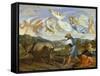 The Dream of St. Isidor, 1839-Josef von Fuhrich-Framed Stretched Canvas