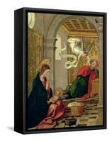 The Dream of St. Joseph, circa 1535-Juan de Borgona-Framed Stretched Canvas