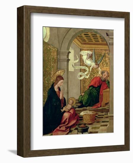 The Dream of St. Joseph, circa 1535-Juan de Borgona-Framed Giclee Print