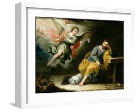 The Dream of St.Joseph-Domingo Martinez-Framed Giclee Print