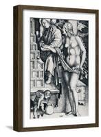 The Dream of the Doctor, 1497-1498-Albrecht Dürer-Framed Giclee Print