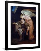 The Dream of the Poet Or, the Kiss of the Muse, 1859-60-Paul Cézanne-Framed Giclee Print