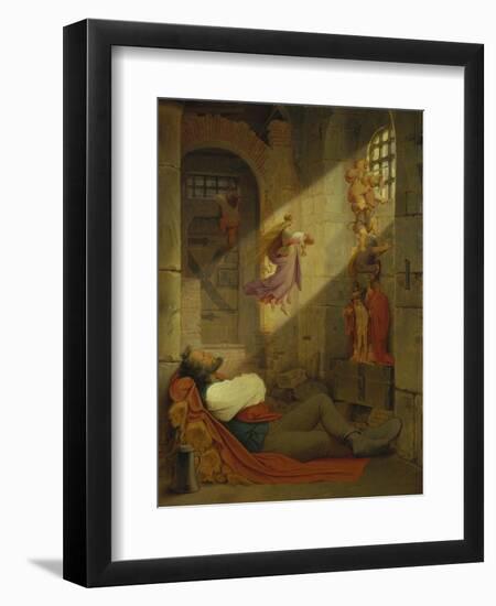 The Dream of the Prisoner, 1836-Moritz Von Schwind-Framed Giclee Print