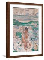 The Dream of the Shepherd, 1896-Ferdinand Hodler-Framed Giclee Print