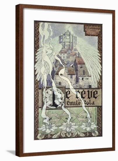 The Dream, Title Page of Novel by Emile Zola-null-Framed Giclee Print