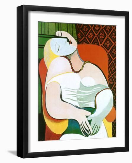 The Dream-Pablo Picasso-Framed Art Print