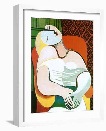 The Dream-Pablo Picasso-Framed Art Print