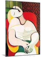 The Dream-Pablo Picasso-Mounted Art Print