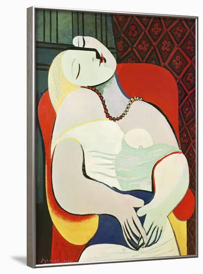 The Dream-Pablo Picasso-Framed Art Print