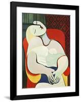 The Dream-Pablo Picasso-Framed Art Print