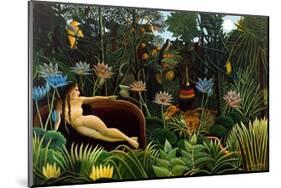 The Dream-Henri Rousseau-Mounted Premium Giclee Print