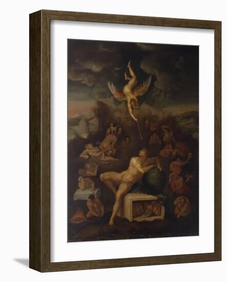 The Dream-Michelangelo Buonarroti-Framed Art Print