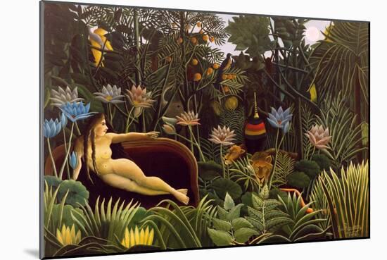 The Dream-Henri Rousseau-Mounted Art Print