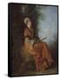 The Dreamer, 1712-14-Jean Antoine Watteau-Framed Stretched Canvas