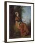 The Dreamer, 1712-14-Jean Antoine Watteau-Framed Giclee Print