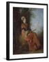 The Dreamer, 1712-14-Jean Antoine Watteau-Framed Giclee Print