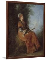 The Dreamer, 1712-14-Jean Antoine Watteau-Framed Giclee Print