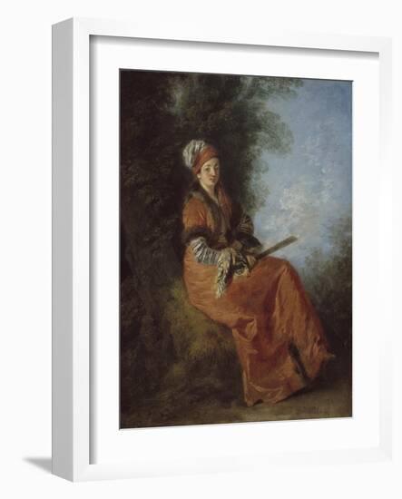 The Dreamer, 1712-14-Jean Antoine Watteau-Framed Giclee Print