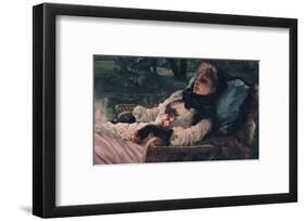 The Dreamer, of Summer Evening, c.1881-James Tissot-Framed Art Print