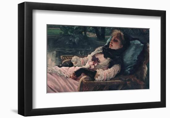 The Dreamer, of Summer Evening, c.1881-James Tissot-Framed Art Print