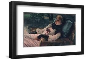 The Dreamer, of Summer Evening, c.1881-James Tissot-Framed Art Print